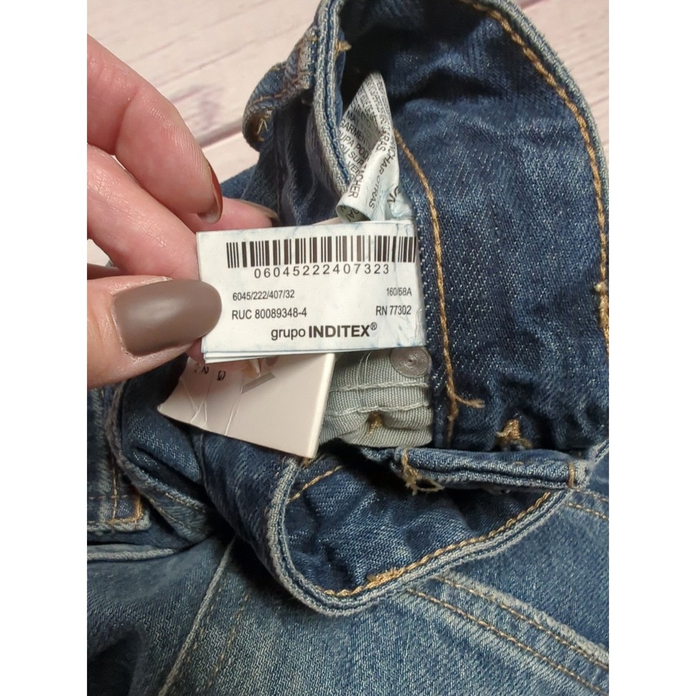 Zara High Rise Blue Jeans - Picture 8 of 8